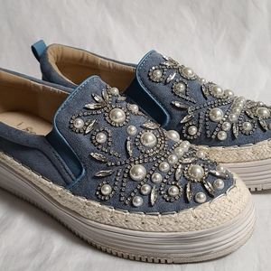 ladies bling sneakers